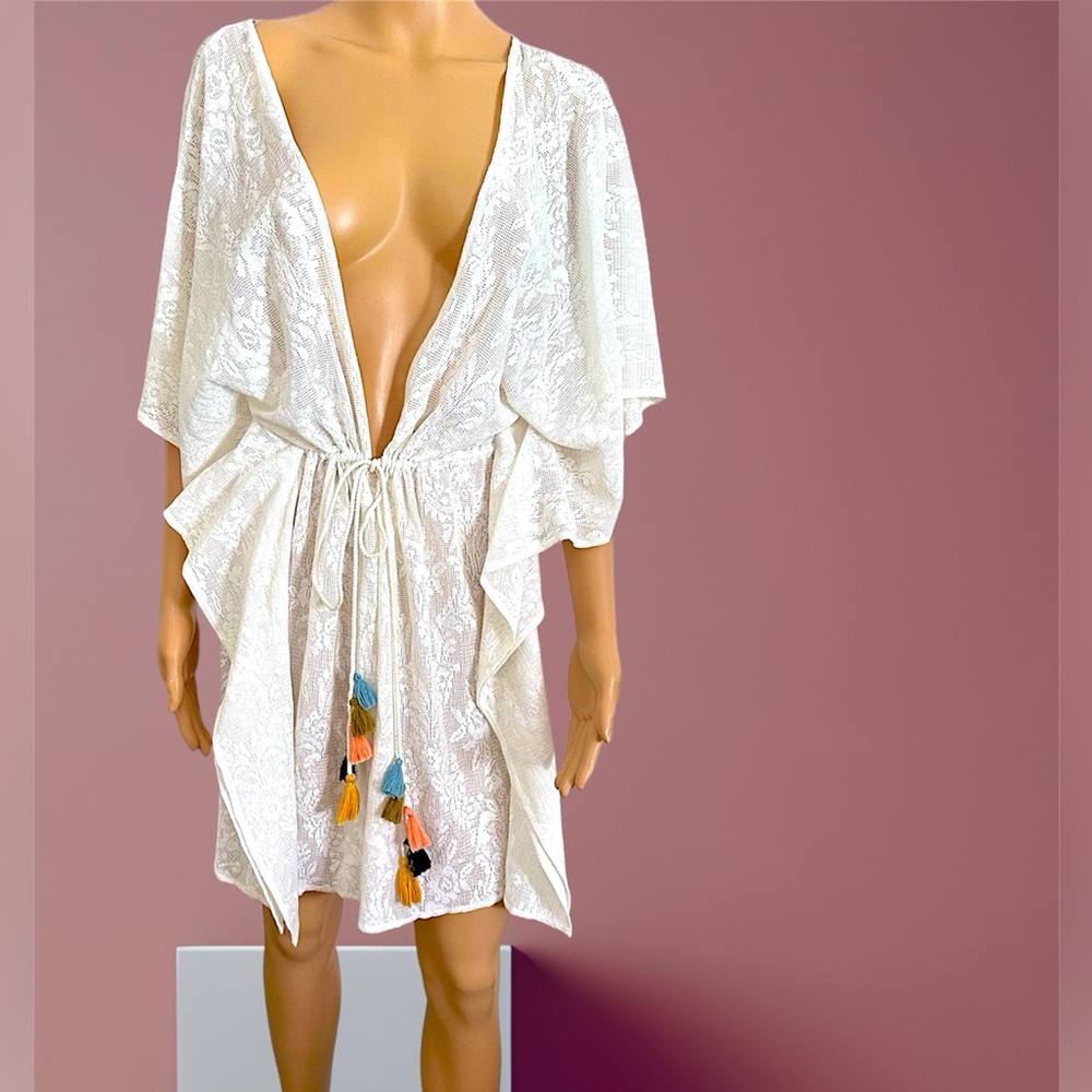 Lovestitch Tie Front Cover Up